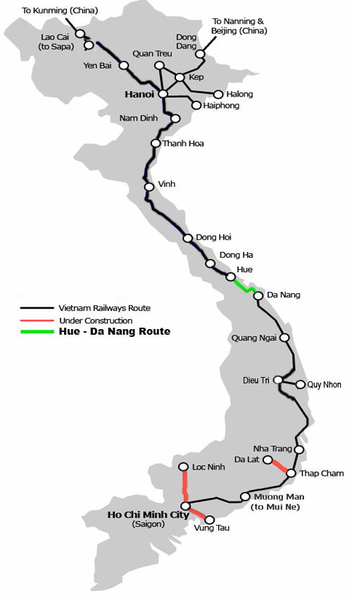 Danang - Hue Route