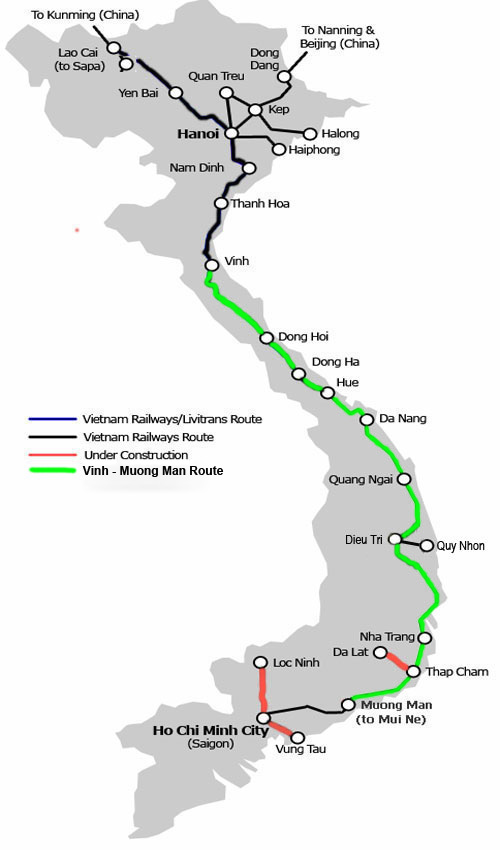 Vinh - Muong Man Map